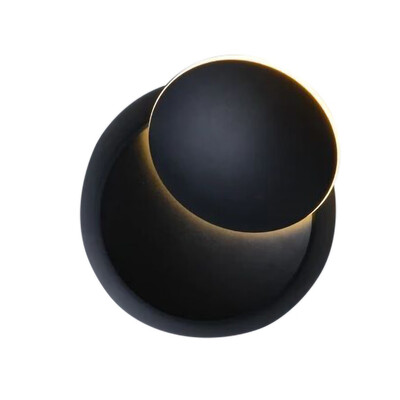 

Gobestart LED Wall Lamp 360Degree Rotation Simple Corridor Bedroom Aisle Round Night Light
