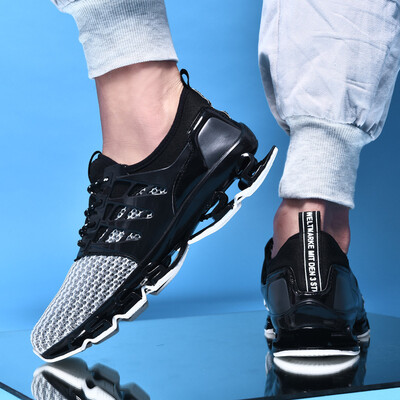 

New mens shoes spring new sports shoes breathable shock absorption jogging casual running shoes