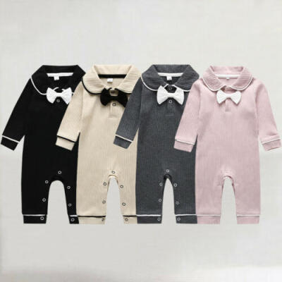 

US Toddler Baby Girl Clothes Knitted Long Sleeve Romper Jumpsuit Overall Outfit