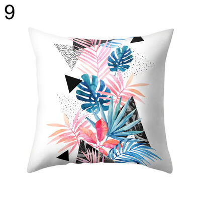 

Coconut Tree Monstera Leaf Throw Pillow Case Cushion Cover Sofa Bedding Articles