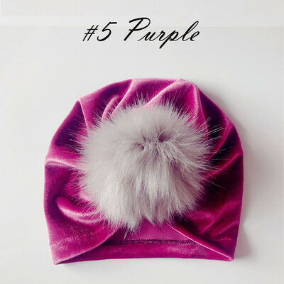 

Baby Girl Beanie Cap Toddler Infant Cotton Turban India Hat Hair Accessories