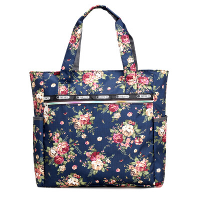 

Oxford Fabric Bag for Middle-aged&Old Women Bag Mama Waterproof Printed Canvas Bag with Large Capacity Single Shoulder Fabric