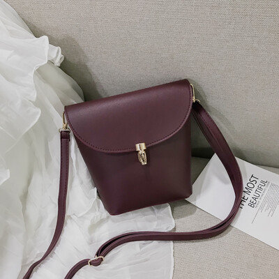 

Bucket bag female 2018 new wave Korean version of the simple wild Europe&the United States fashion adjustable shoulder strap shoulder diagonal female bag