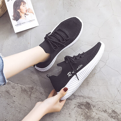 

Net shoes woman 2019 new breathable net face sneakers Korean version summer small white shoes summer father white shoes