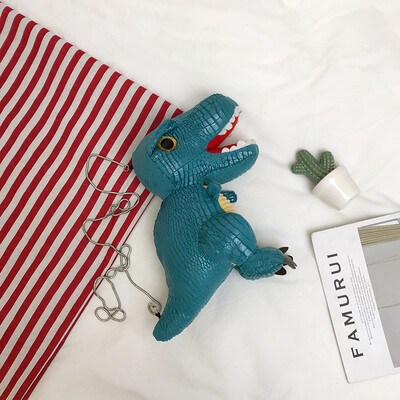 

Cartoon cute little dinosaur chain bag fashion cute messenger Messenger bag 2019 new casual personality wild shoulder bag