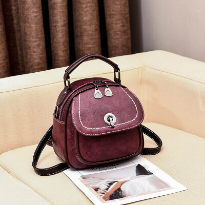 

Autumn Winter Tide South Korean version of Hong Kong wind in ancient times with backpack single shoulder satchel