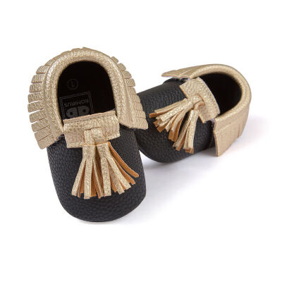 

Baby Shoes Multicolor Toddler Girls Boys Crib Shoes First Walkers 2018 New Newborn Tassel Soft Soled Prewalker Sneakers 0-18M