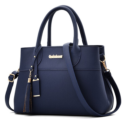 

Handbag tide Korean version of simple fashion Joker large-capacity middle-aged&old mother womens bag shoulder slung