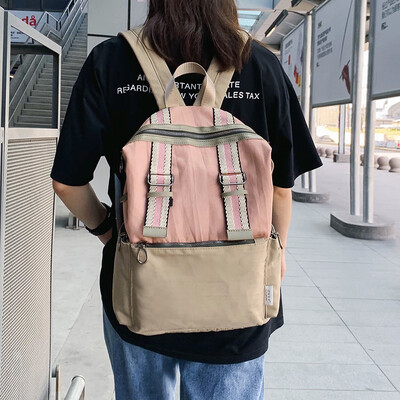 

Backpack Ms 2019 New Korean version of the wild tide backpack Oxford cloth casual fashion travel large capacity bag