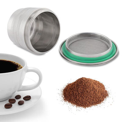 

Greensen Nespresso Stainless Steel Refillable Reusable Coffee Capsules Filter Replacements