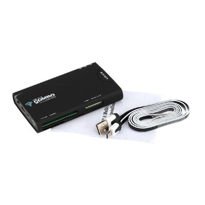 

Wireless WIFI Card Reader 3 Port USB Hub HD 3G Router 1500mAh External Battery Power Bank for iPhone iPad Tablet PC Android Smart