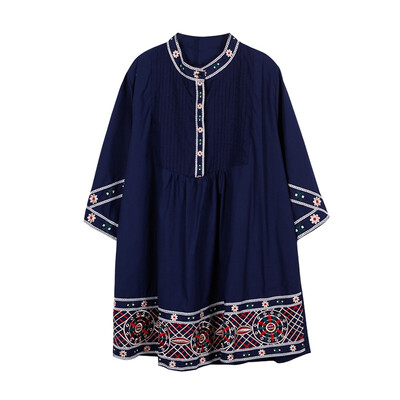 

National wind restoring ancient ways is the dress Embroidery skirt