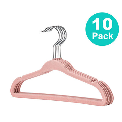 

Gobestart 102030 Pack Non-Slip Velvet Kids Hangers For Jackets Pants & Dress Clothes