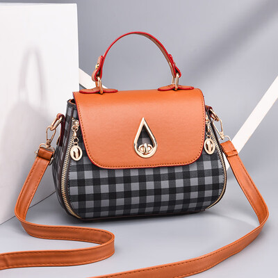 

2019 spring&summer new womens bag handbag Korean version of the simple trend shoulder bag Messenger bag cross-border