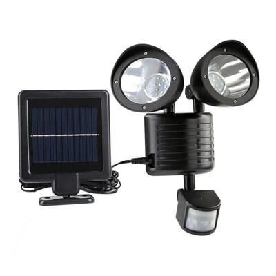

Solar 22LEDs PIR Motion Sensor Yard Wall Light Outdoor Garden Security Lamp