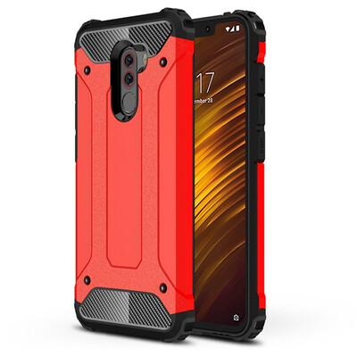 

Rugged Bumper Case Xiaomi Mi Pocophone F1 Soft TPU Phone Cover Xiomi Pocophone F1 Heavy Duty Armor Case Xiaomi Poco F1 TPU Case