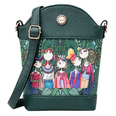 

Tailored Women Leisure Forest Girls Pattern Printing Cross Body Bag Single Shoulder Bag