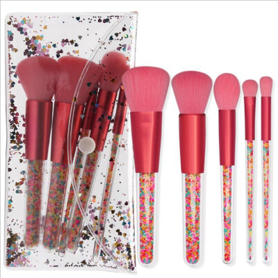 

5pcs Handle Makeup Brushes Set Large Powder Round Buffer Blending Eyeshadow Brush Cosmetic Make Up Tool Kit Easy to use