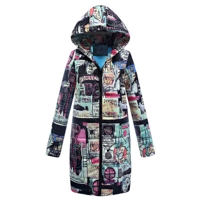 

Toponeto Womens Winter Long Down Cotton Ladies Parka Hooded Coat Quilted Jacket Outwear