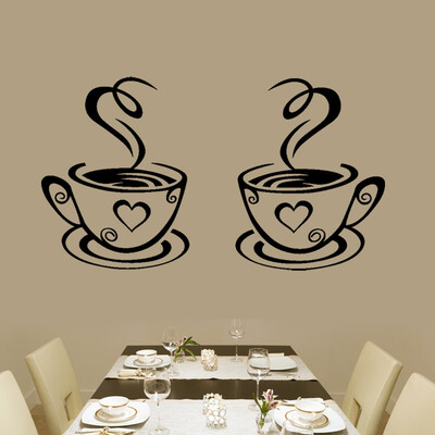 

〖Follure〗New Arrival Beautiful Design Coffee Mugs Tea Coffee Art Decal Vinyl Wall Sticker