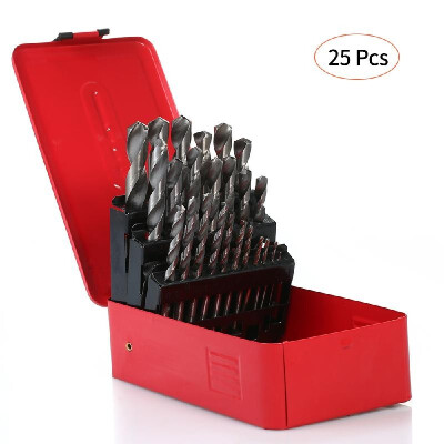 

25pcsset 10-13mm Twist Drill Bit Set Good Quality HSS Twist Drill Bit Set High Speed Steel Drilling Tool Woodworking Drill Bits