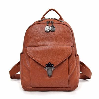 

PU Leather Backpack Women Bag Female Backpacks for School Teenagers Girls Fashion Ladies Travel Bags Woman Bagpack with Zipper