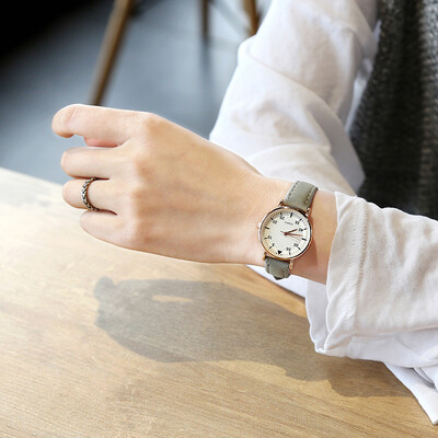 

Ins wind watch female students Korean version of simple literature retro cool wind Sen womens casual air waterproof belt