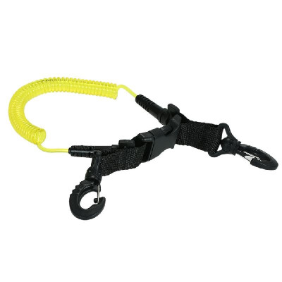 

Safety Diving Lanyard Coiled Lanyard with Quick Release Buckle for Camera Torch Gear Equipment