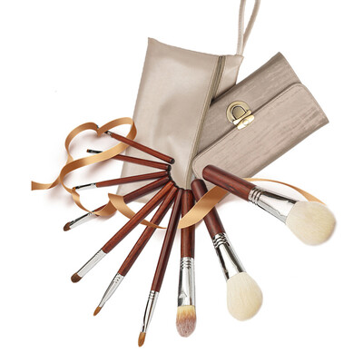 

Toponeto 10Pcs Makeup Brush Set Cosmetic Tool Powder Cheek Eyeshadow Eyeliner Brow