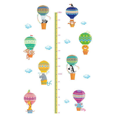 

Balloon Height Ruler PVC Waterproof Removable Wall Sticker Kids Room Decals