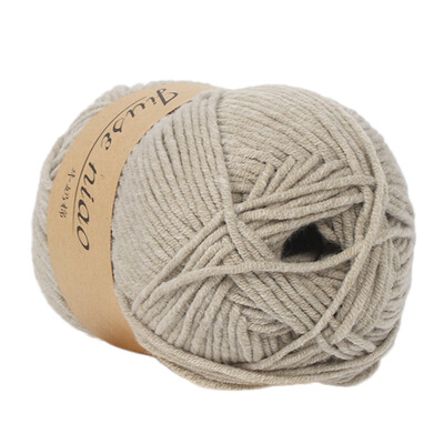 

Siaonvr 1PC 50g Chunky Colorful Hand Knitting Baby Milk Cotton Crochet Knitwear Wool D