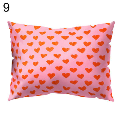 

Love Heart Dot Lips Pillow Cover Cushion Case Home Car Sofa Bedroom Hotel Decor