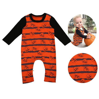 

Newborn Baby Boy Halloween Costume Romper Bodysuit Jumpsuit Clothes Outfit PR