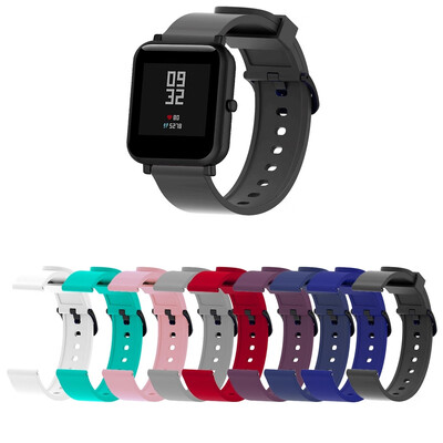 

20MM Quick Replacement Silicone Watch Band Strap For Xiaomi Huami Amazfit Bip