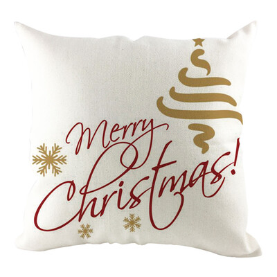 

Siaonvr Christmas Pillow Cover Pillowcases Decorative Sofa Cushion Cover 45x45cm