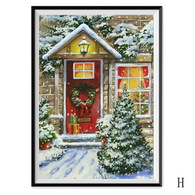 

〖Follure〗Christmas Diamond Rhinestone Pasted Embroidery Painting Cross Stitch Home Decor