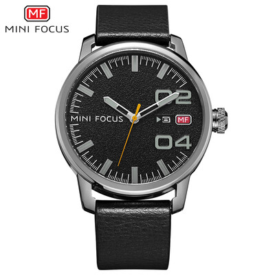 

MINI FOCUS Mens Watch Quartz Watch Personality Business Scrub Dial Large Needle Calendar Waterproof Watch MF0022G