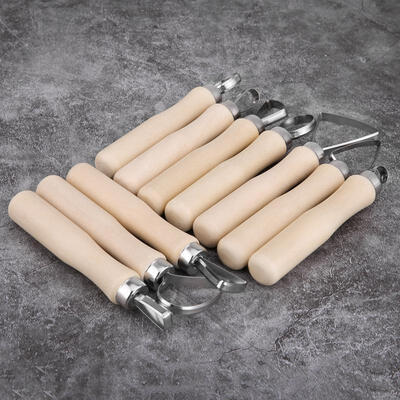 

Greensen JR2-10 10Pcs DIY Wax Carving Pottery Shapers Tools Clay Sculpture Tools Set Accessories