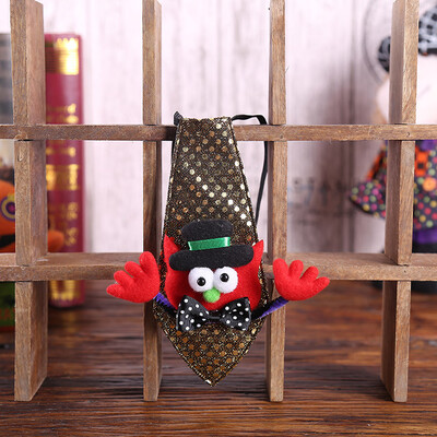 

〖Follure〗1Pcs Halloween Party Props Pumpkin Tie Witch Ghost Glow Tie Decor Toys Gift