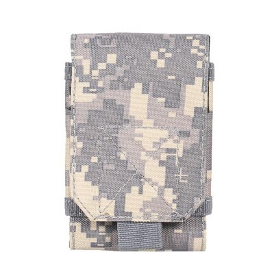 

Army Camouflage Bag for Mobile Phone Smartphone Pouch Cover Hoop Loop Belt Case Outdoor Waist Bag Purse Size -6