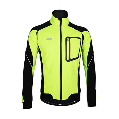 

Arsuxeo Outdoor Cycling Jacket Windproof Waterproof Long Sleeves Thermal Jersey