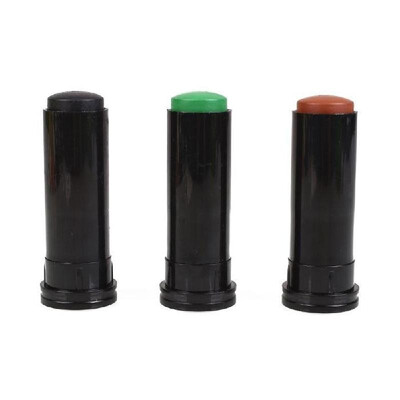 

Multicolor Outdoor Tactical Military Camping Paint Face Camouflage Oil 3 Colors Sent by Random Suitable for Military Tactical Pain