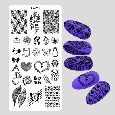 

Toponeto DIY Nail Art Image Stamp Stamping Plates Manicure Template