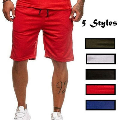

Mens Gym Training Shorts Workout Sports Casual Clothing Fitness Running Short