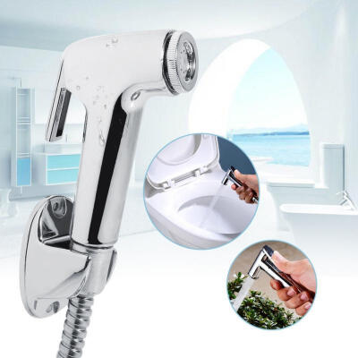 

Toilet Shattaf Adapter Spray Handheld Bidet Shower Head Wall Bracket Hose Kit