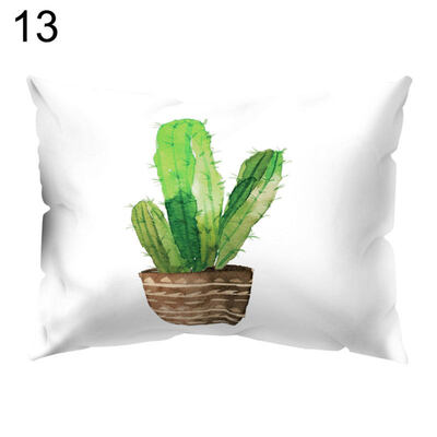 

Fresh Bonsai Plant Square Throw Pillow Case Cushion Cover Sofa Bedding Articles
