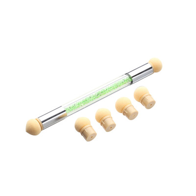 

〖Follure〗Set Glitter Powder Picking Dotting Gradient Pen Brush 6Sponge Nail Art Tools