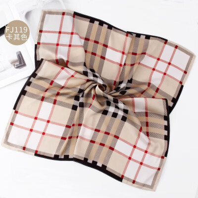 

2018 spring&autumn new silk small square female Korean version of the print wild scarf professional square towel wholesale FJ119