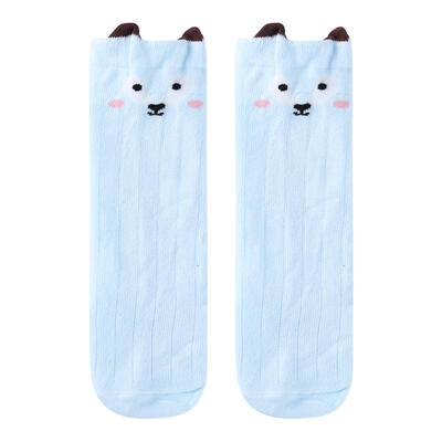 

1 Pair Baby Cartoon Boys Girls Non-Slip Socks Infant Soft Cotton Knee Socks
