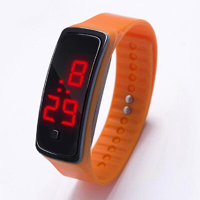 

Spot custom second generation student sports electronic watch children promotional gifts LED silicone watch led watch Fluorescent